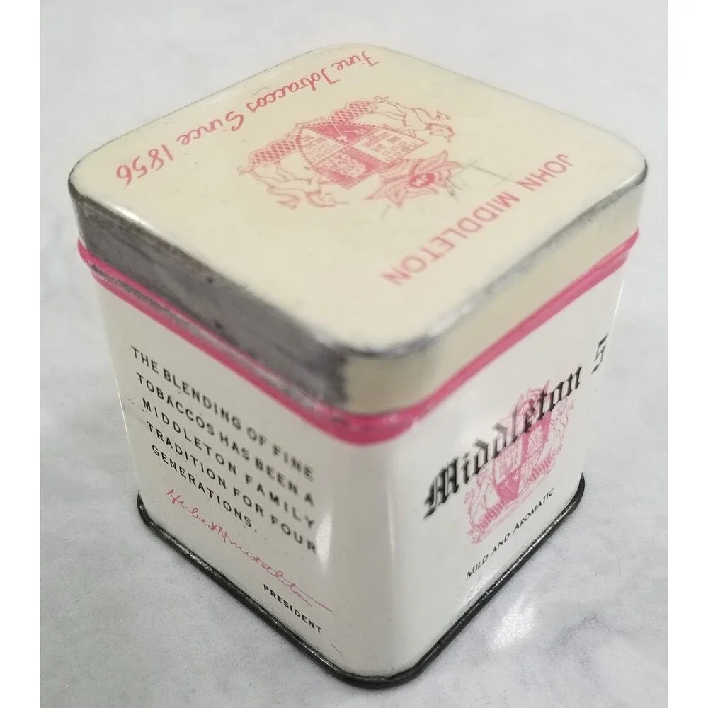 Vintage John Middleton Tobacco Tin – 1950s/70s, 2